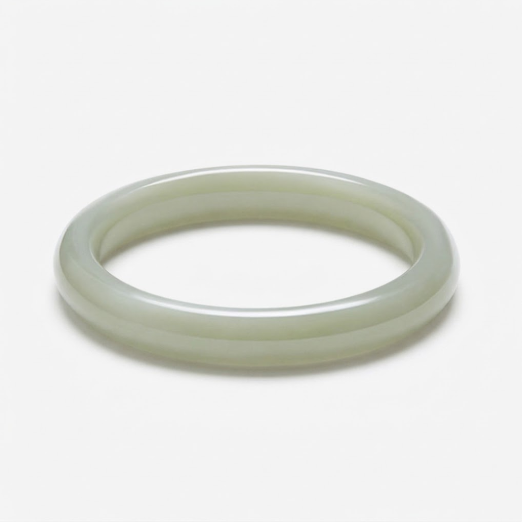 The Uncarved Whole - Hunran Hetian Jade Bangle