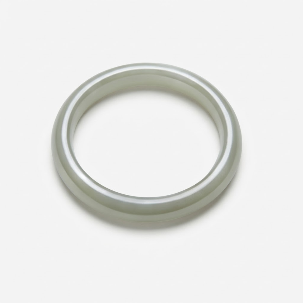 The Uncarved Whole - Hunran Hetian Jade Bangle