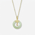 The Sacred Chime - Xiangyun Hetian Jade Necklace