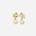 The Golden Turn - Qiuye Hetian Jade Earrings