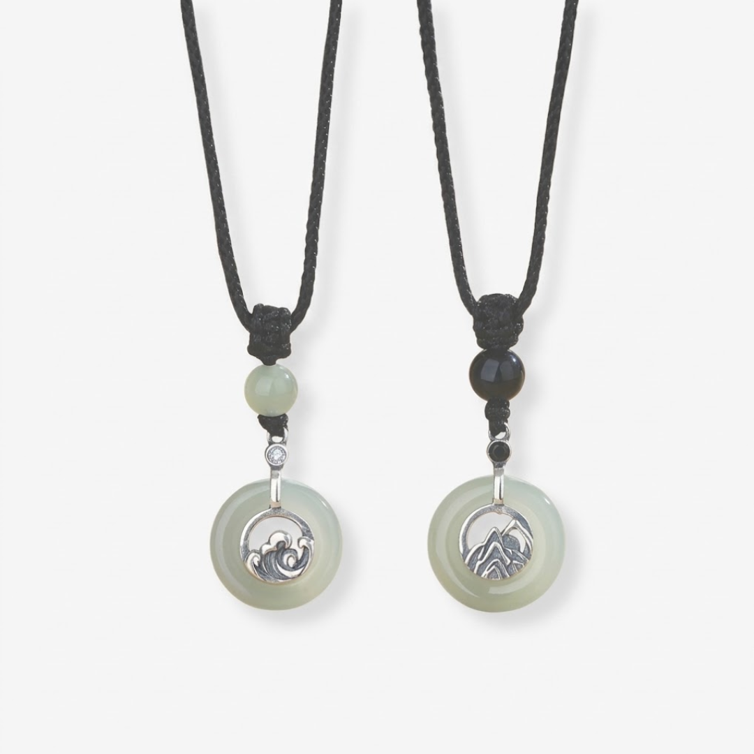 The Steadfast Vow - Shanhai Hetian Jade Necklace