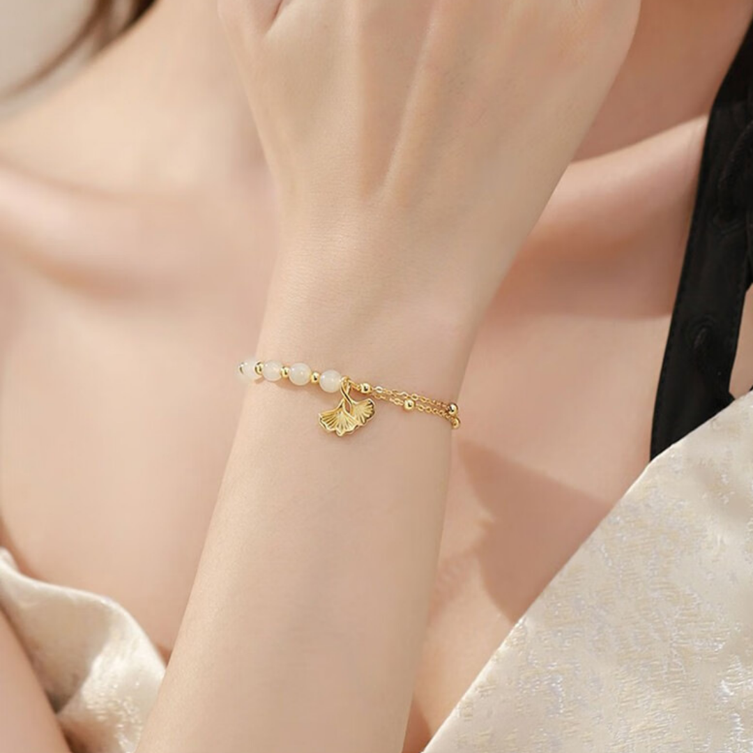 The Grandfather's Tree - Xingyuan Hetian Jade Bracelet
