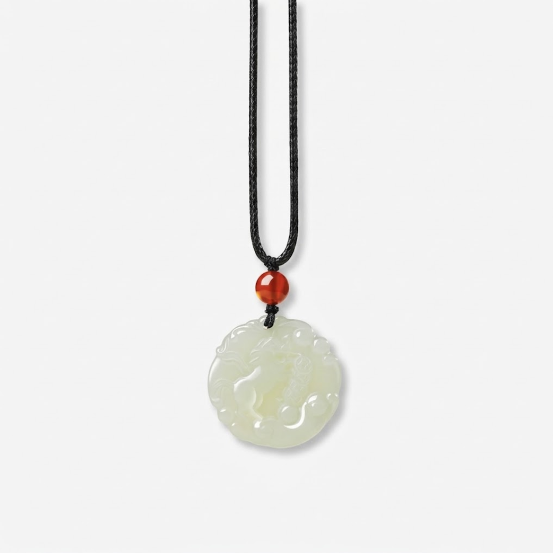 The Zodiac Year - Benming Hetian Jade Necklace