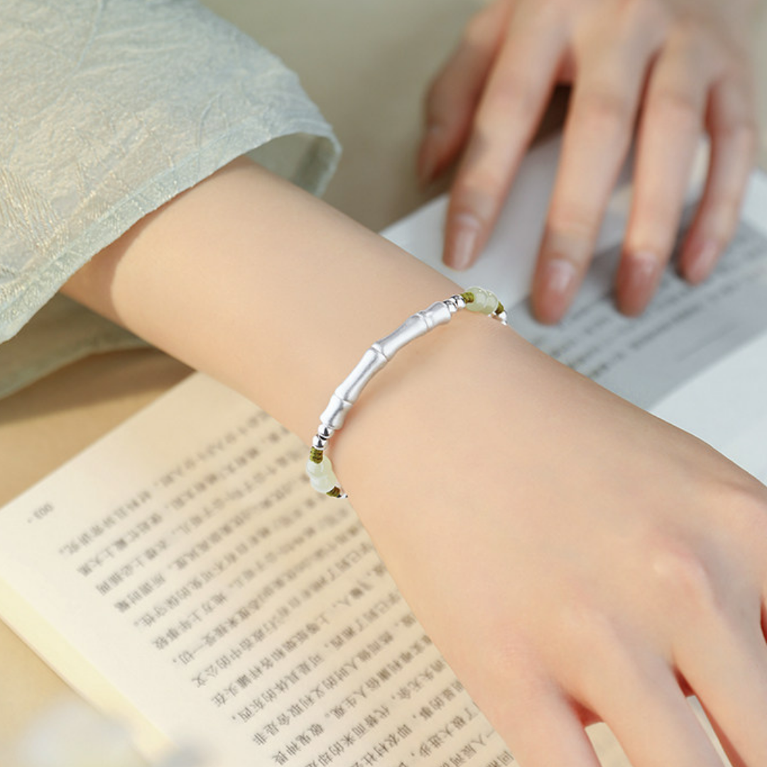 The Named Hue - Zhuse Hetian Jade Bracelet