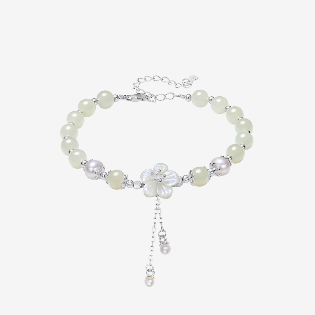The Quiet Fragrance - Moli Hetian Jade Bracelet