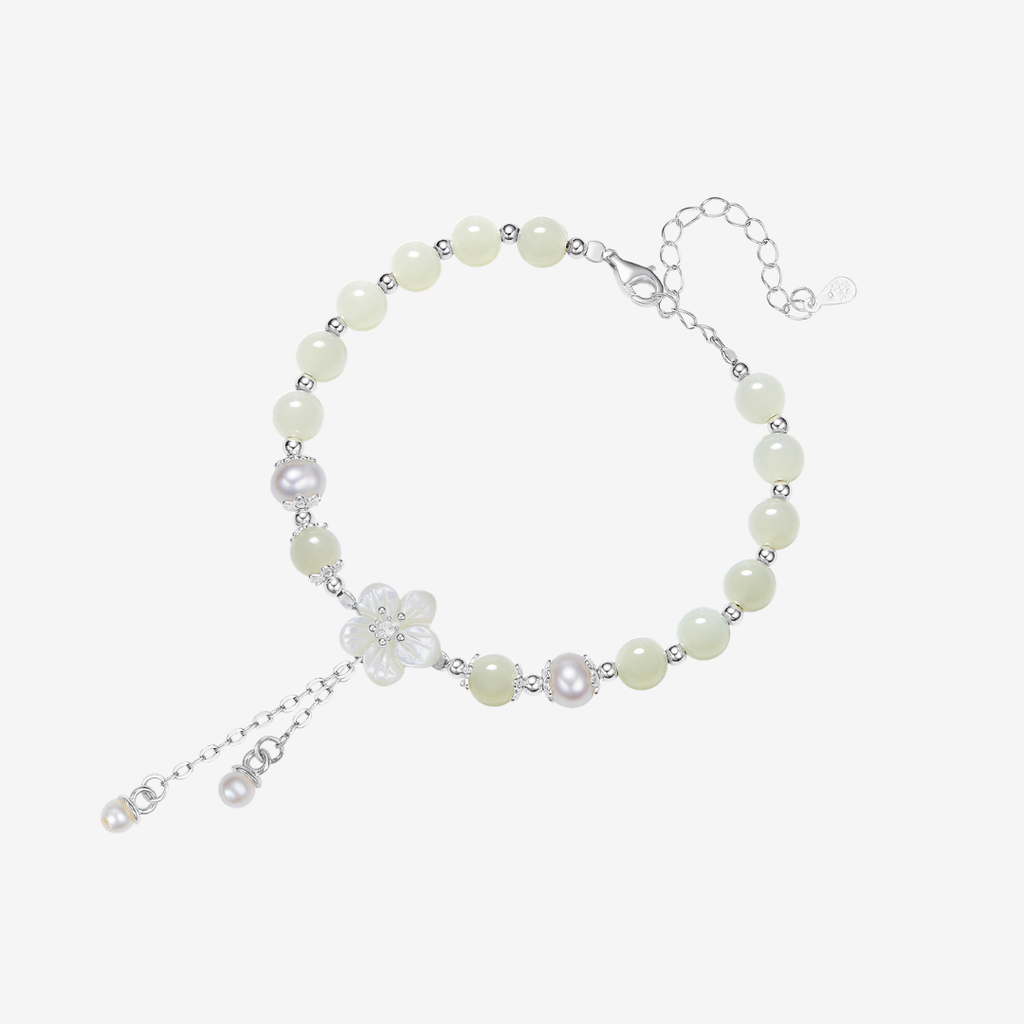 The Quiet Fragrance - Moli Hetian Jade Bracelet