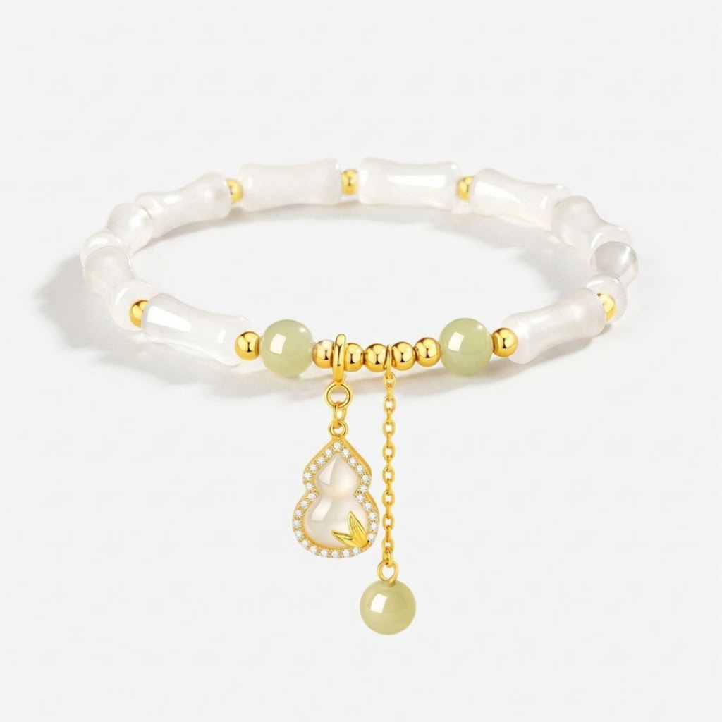 The Vessel Of Blessing - Fulu Hetian Jade Bracelet