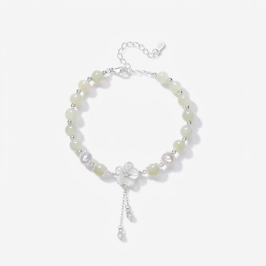 The Quiet Fragrance - Moli Hetian Jade Bracelet