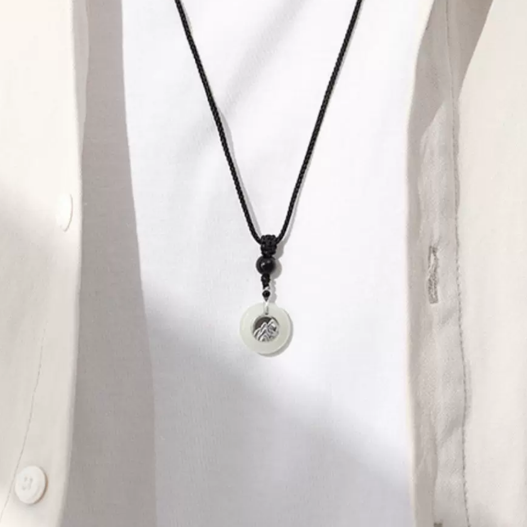 The Steadfast Vow - Shanhai Hetian Jade Necklace