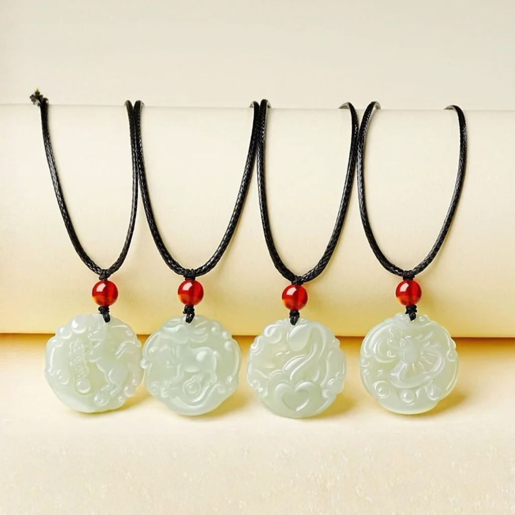 The Zodiac Year - Benming Hetian Jade Necklace