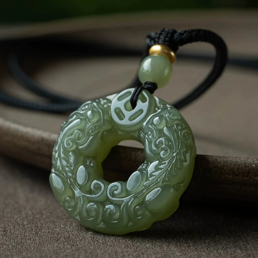The Guardian Beast - Pixiu Hetian Jade Necklace