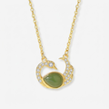 The Swan's Ambition - Tianer Hetian Jade Necklace