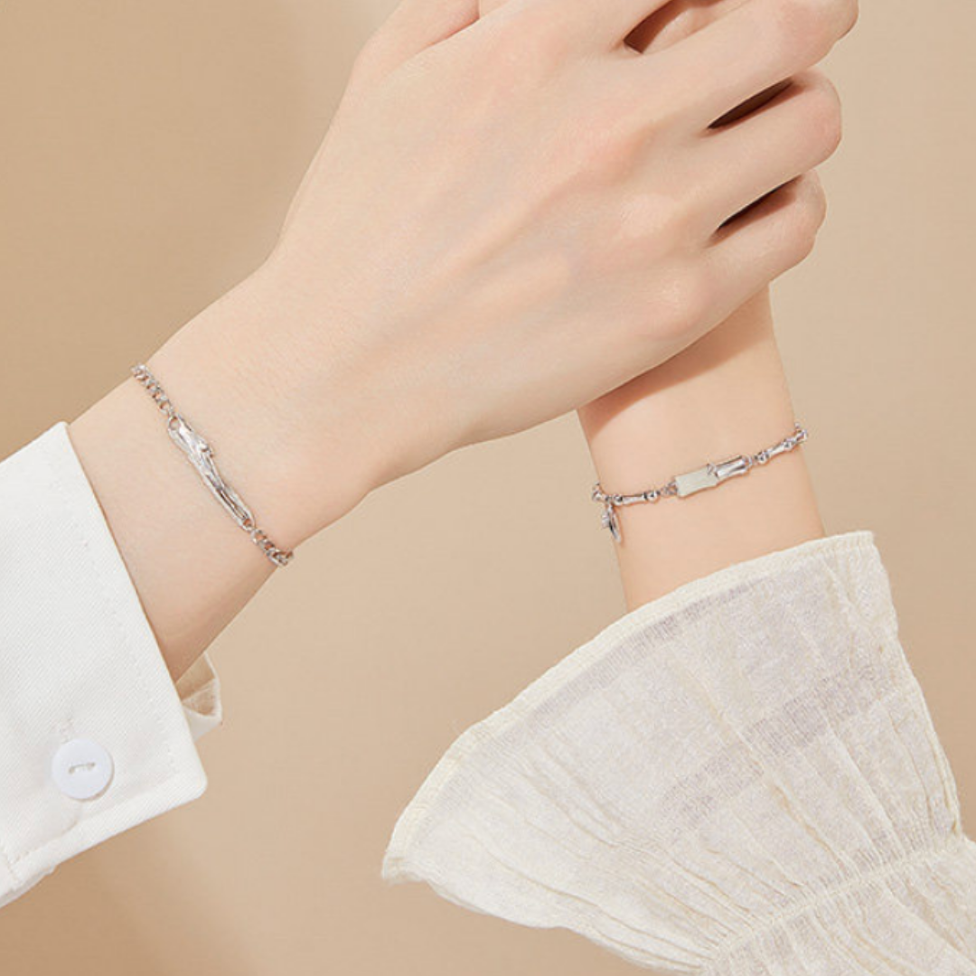 The Steadfast Rhythm - Zhuyin Hetian Jade Bracelet