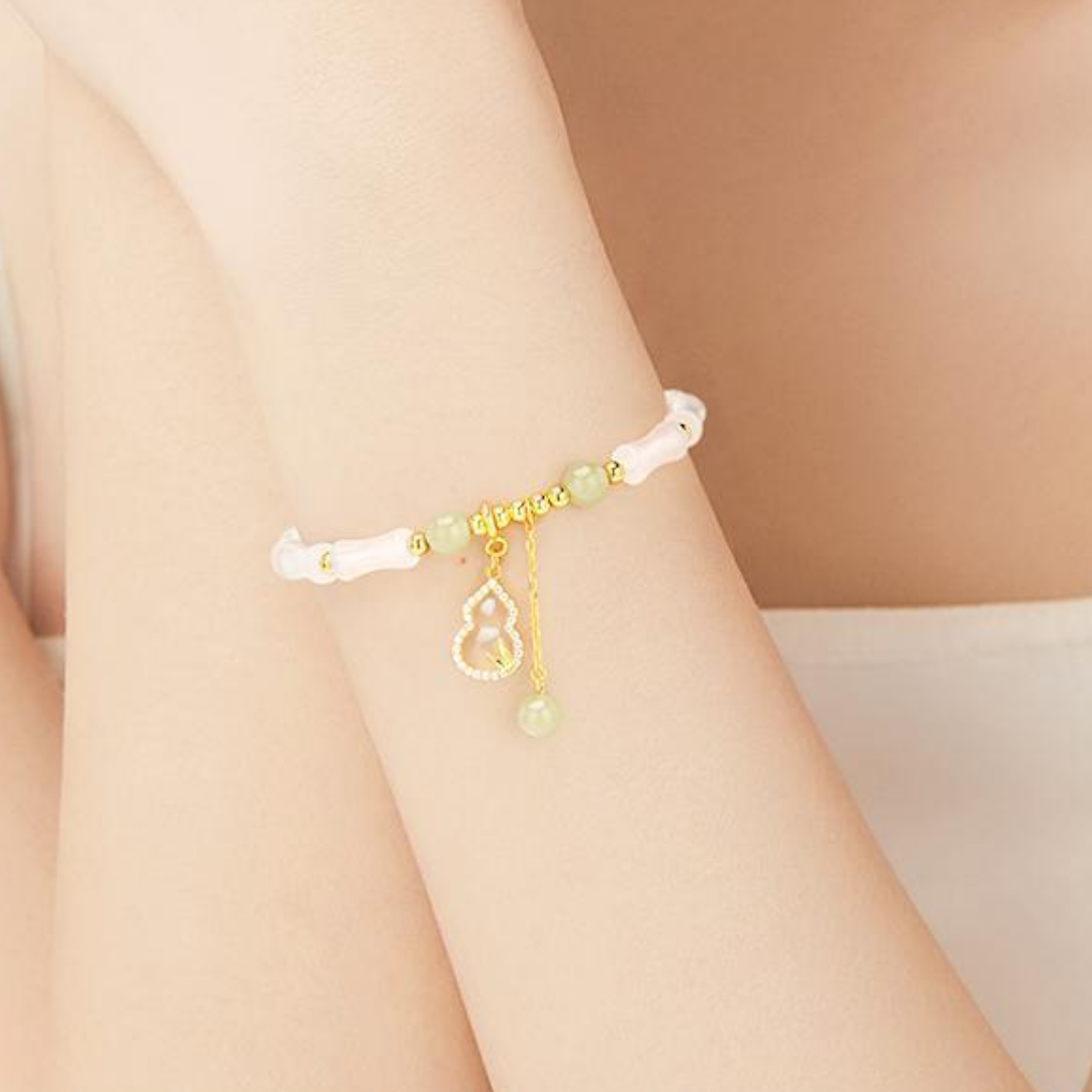 The Vessel Of Blessing - Fulu Hetian Jade Bracelet