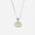 The Held Breath - Xinxi Hetian Jade Necklace