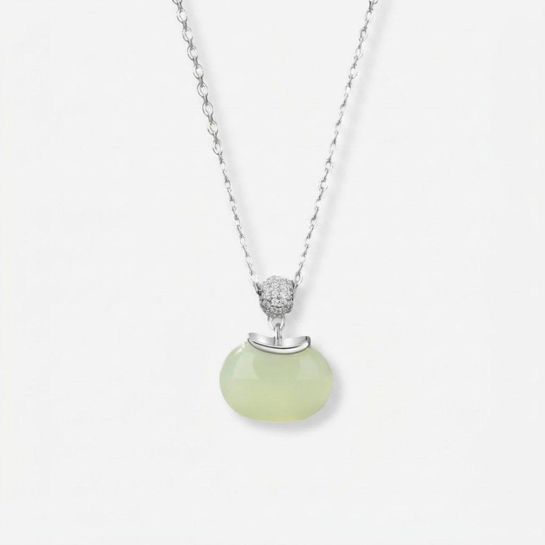 The Held Breath - Xinxi Hetian Jade Necklace