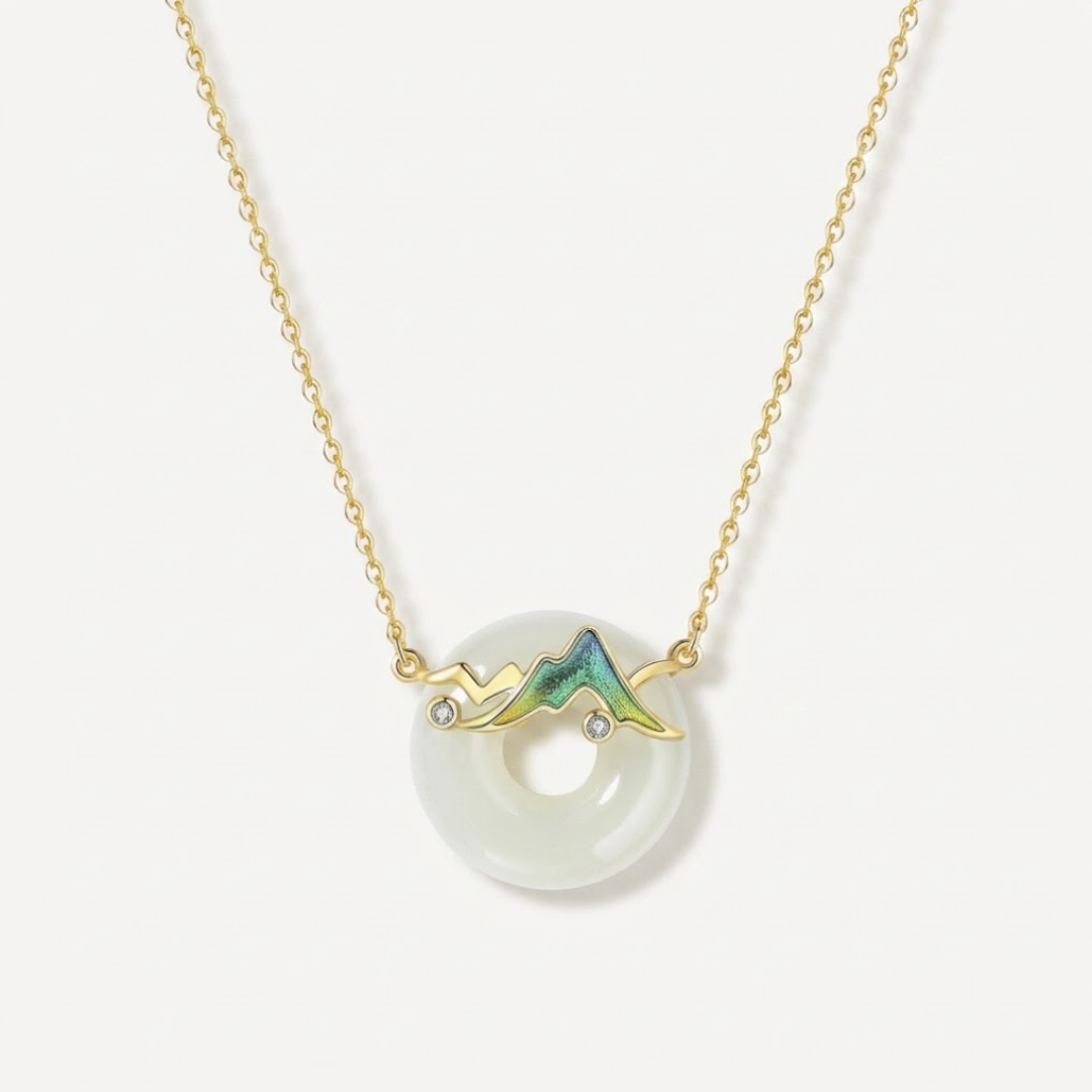 The Sacred Range - Jinshan Hetian Jade Necklace