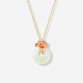 The Winter Bloom - Kangxin Hetian Jade Necklace