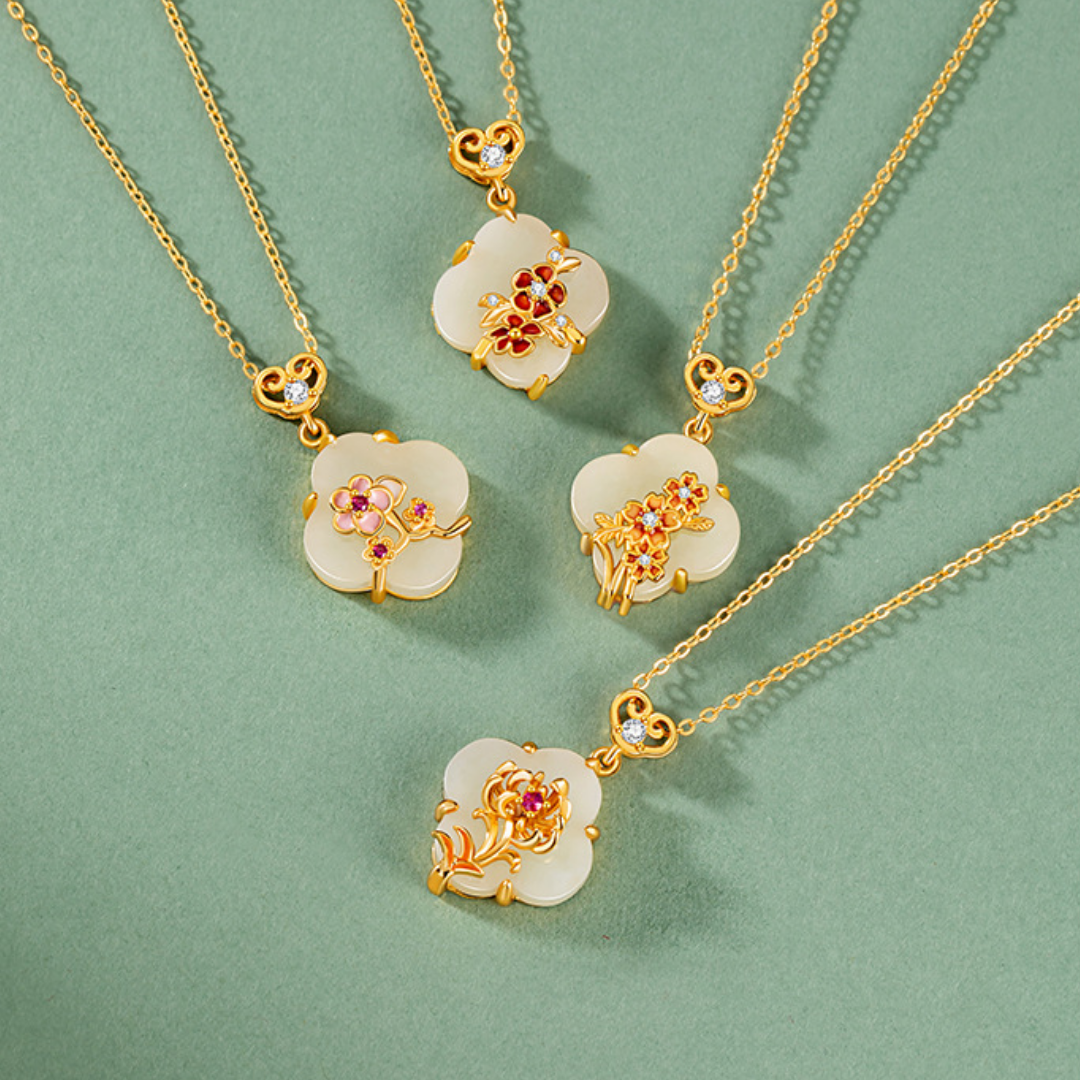 The Twelve Guardians - Huayue Hetian Jade Necklace