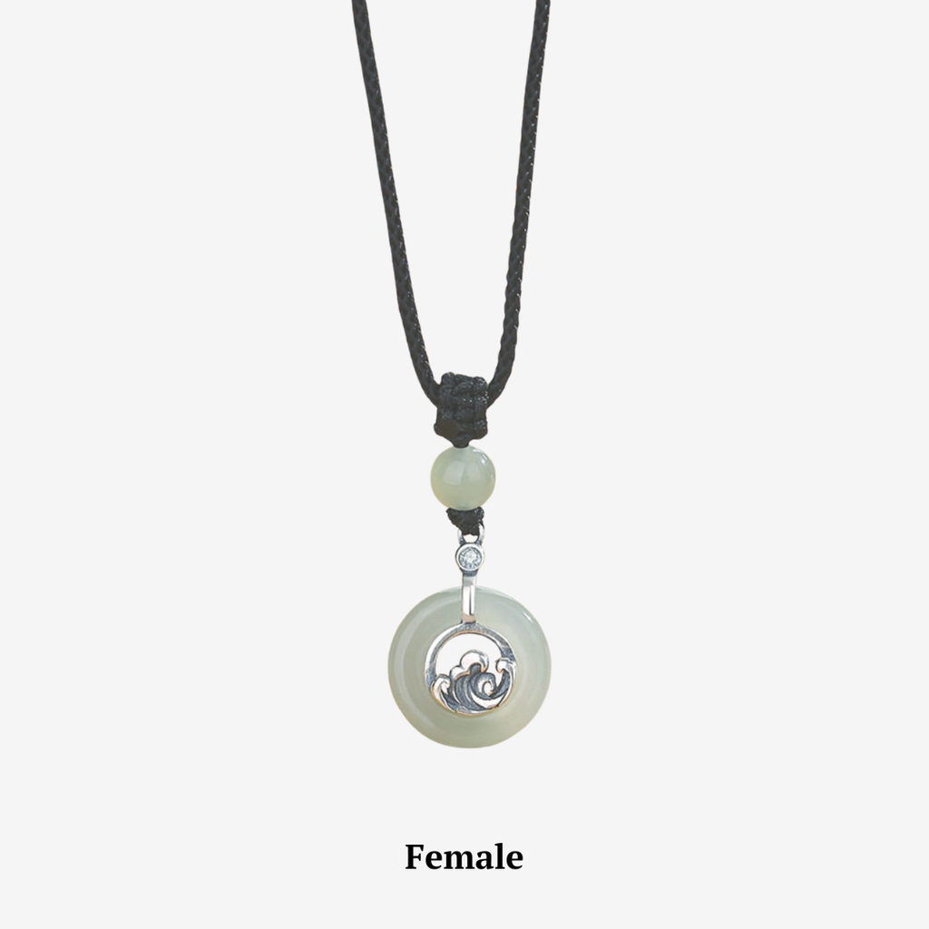 The Steadfast Vow - Shanhai Hetian Jade Necklace