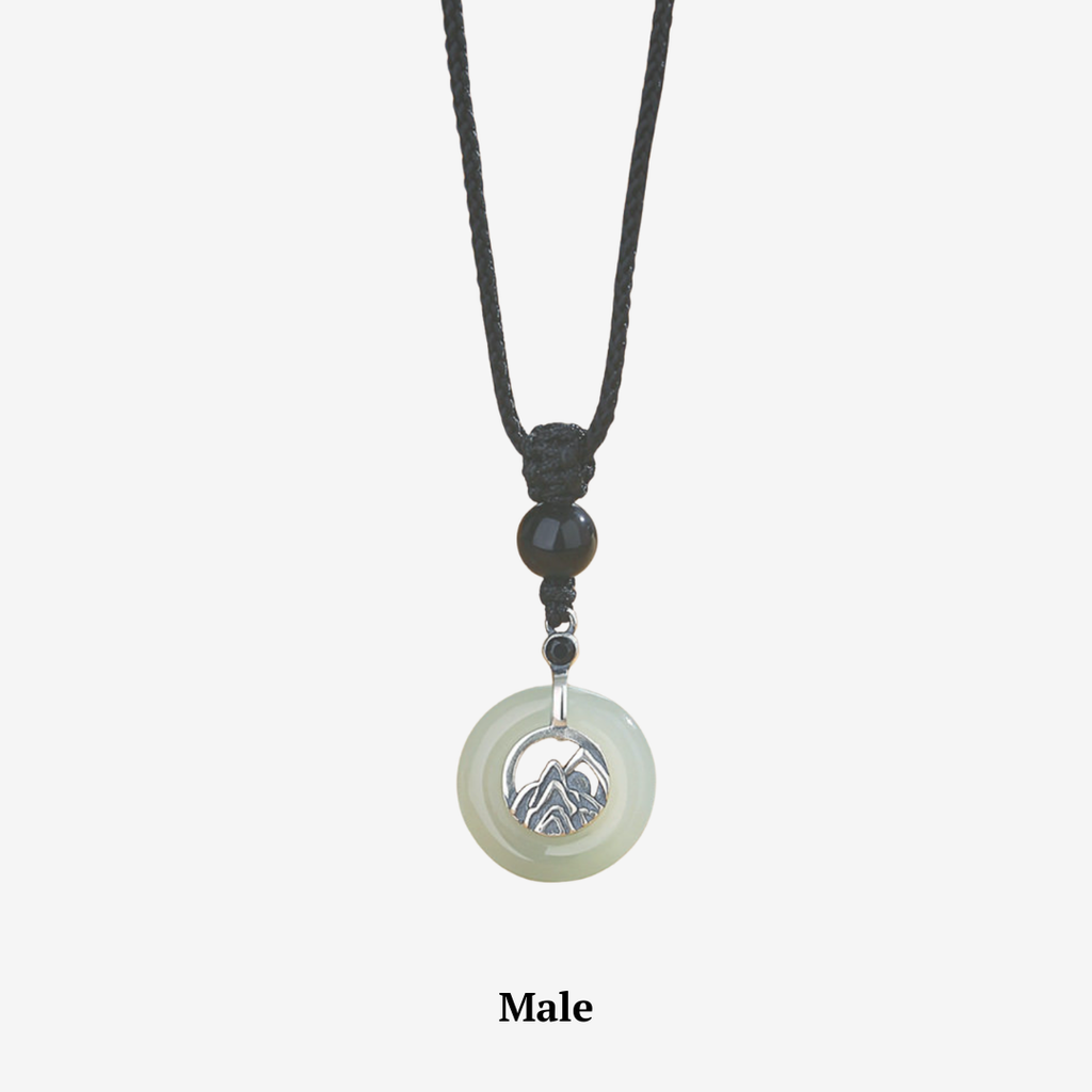 The Steadfast Vow - Shanhai Hetian Jade Necklace