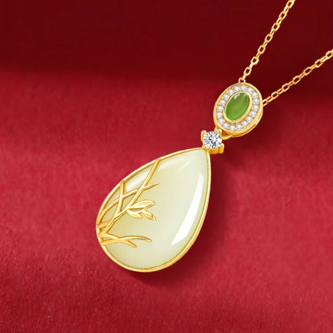 The Refined Company - Lanzhi Hetian Jade Necklace